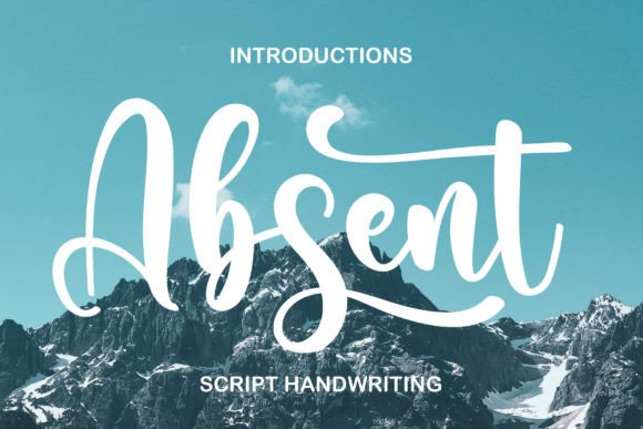 Absent: The Modern Handwritten Typeface for Editorial Design