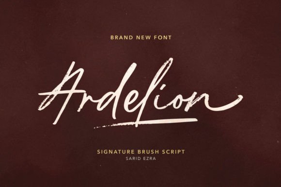 Ardelion Script: A Premium Typeface for Campaign Designers