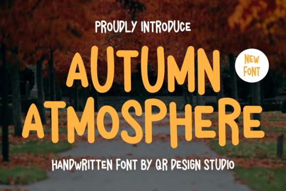 Autumn Atmosphere: A Bold Handwritten Typeface for Authentic Branding