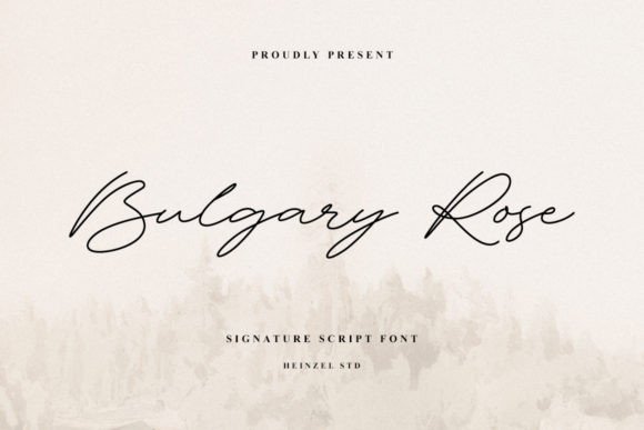 Bulgary Rose: A Signature Script Font for Elegant Branding