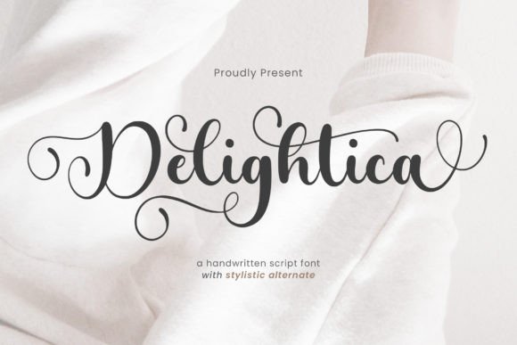 Delightica: A Magical Script Font for Modern Web Design