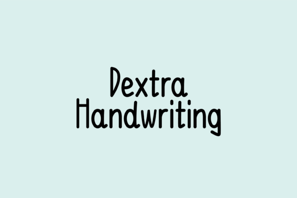 Dextra: A Whimsical Handwritten Typeface for Editorial Design