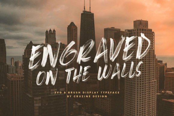 Engraved on the Walls: The Bold Script Font for High-Impact Campaigns