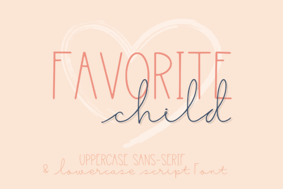 Favorite Child: The Playful Script Typeface for Editorial Design