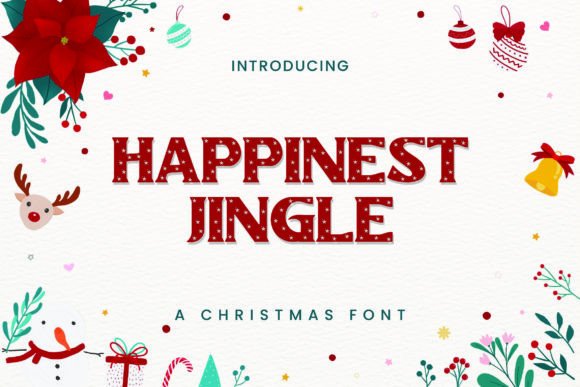 Happinest Jingle: The Perfect Christmas Typeface for Your Brand