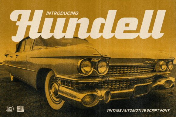 Hundell: The Vintage Script Amp That Elevates Campaign Typography