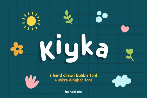 Kiyka: A Hand-Drawn Typeface for Playful Brand Identity