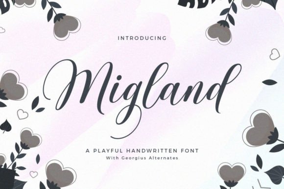 Migland: The Premium Script Amp Typeface for High-Impact Campaigns