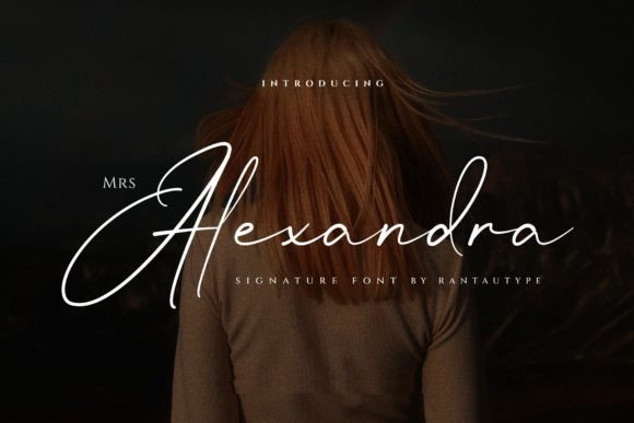 Mrs Alexandra: The Elegant Typeface for High-Impact Campaigns