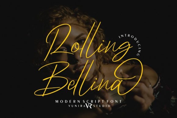Rolling Bellina: The Handwritten Typeface for Romantic Web Experiences