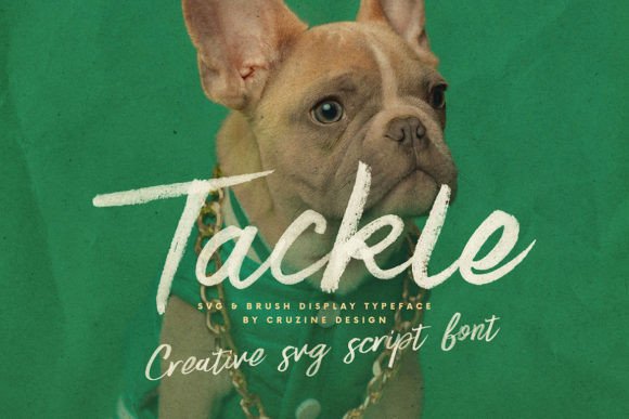 Tackle Font: The Bold Script Typeface for Handmade Brands