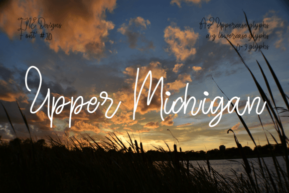 Upper Michigan: The Handwritten Typeface for Creative Makers